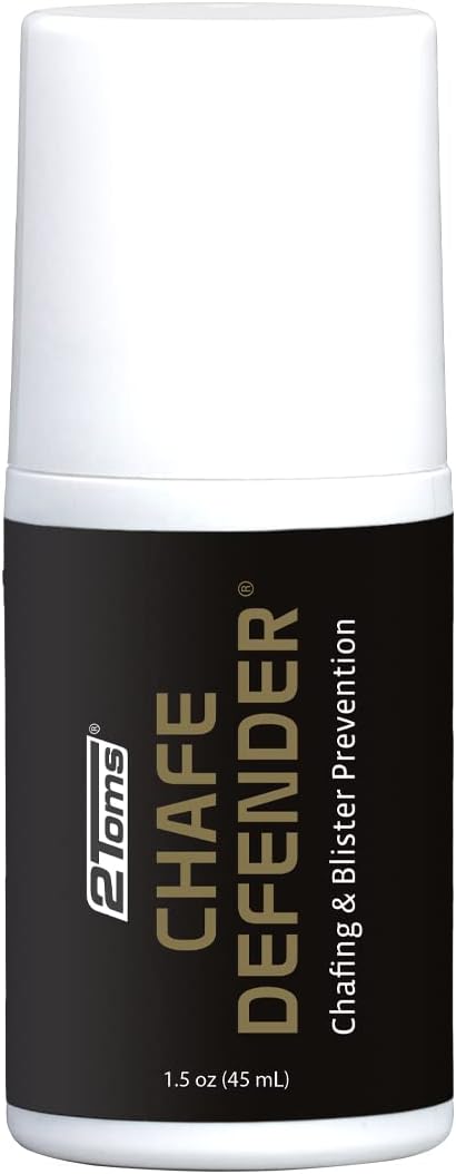 Chafe Defender, Military-Grade Anti-Chafe and Blister Prevention, All-Day Waterproof and Sweatproof Protection from Chafing and Skin Irritation, 1.5 Ounce Bottle