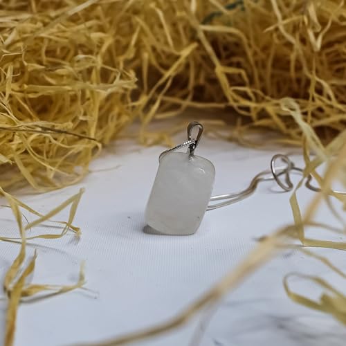 Image of Natural Energizing Crystal Tumble Pendant Handcrafted Healing Stone Jewellery for Positive Energy & Harmony