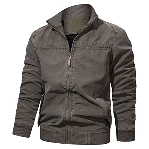 Manteau cargo automne-hiver veste militaire homme coton grande taille