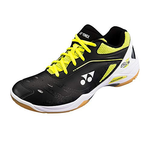 YONEX SHB 65 Z Black Yellow Badminton Tennis Indoor Court Shoes (US M 7.5 (25.5CM)
