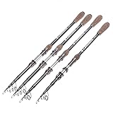 Honseadek Kompakte Konstruktion aus Kohlefaser und Flammlegierung, 180 cm - 270 cm, Aluminium, Teleskop-Angeln mit Meer für Outdoor, mehrteilige Beschäftigungsstruktur, Stahl, Edelstahl