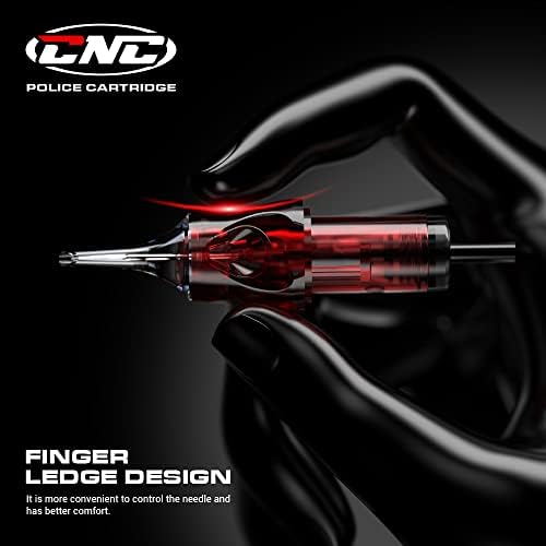 CNC Tattoo Cartridges Needles 20Pcs #10 Bugpin Magnum 15M1 Disposable Needles with Membrane EN04-20-1015M1