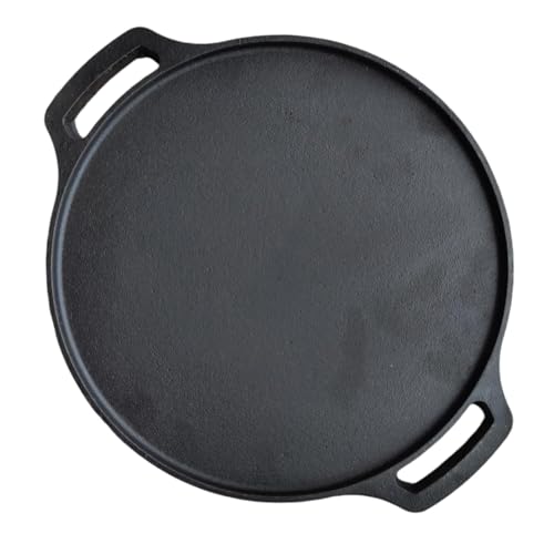 TRUST INDIA Pre-Seasoned Cast Iron Tawa for Dosa/Chapathi/Roti | ...