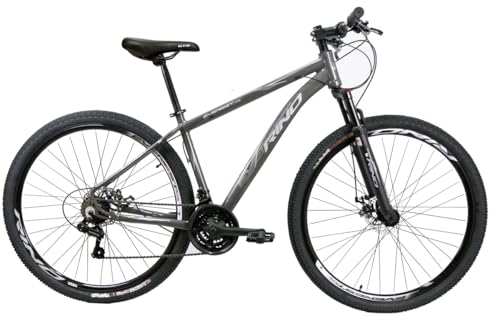 Bicicleta Aro 29 Rino Everest 24v - Freio Hidráulico Cambios Shimano Com Trava (Grafite, 19)