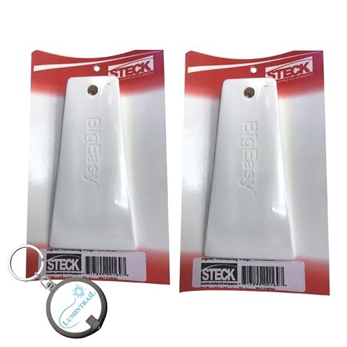 Lumintrail Steck Big Easy Non-Marring Wedge (2 Pack), Professional Wedge/Shim Tool for Industrial Use Keychain