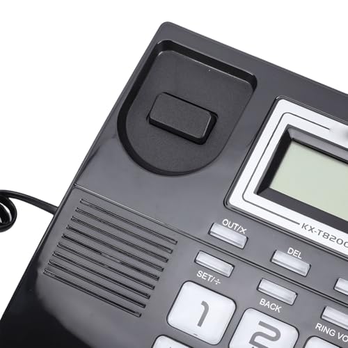Teléfono fijo con cable Fosa botones grandes y pantalla LCD miniatura 5