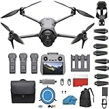DJI Mavic 4 PRO Drone Fly More Combo 6K60 HDR, 100MP, 51-Min Max Flight Time, 18.6-Mile Range, ActiveTrack 360 Subject/Vehicle Tracking, Omnidirectional Avoidance Bundle with 128GB Memory, Backpack Landing pad