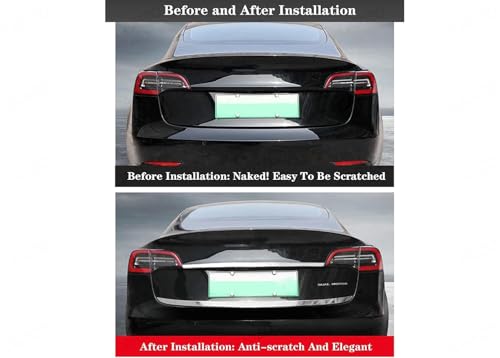Image of ROSHNEER Enterprises Car Rear Trunk Dicky Patti Chrome Garnish /Boot Garnish Compatible with KIA SELTOS 2020-2023 (1 PCS)