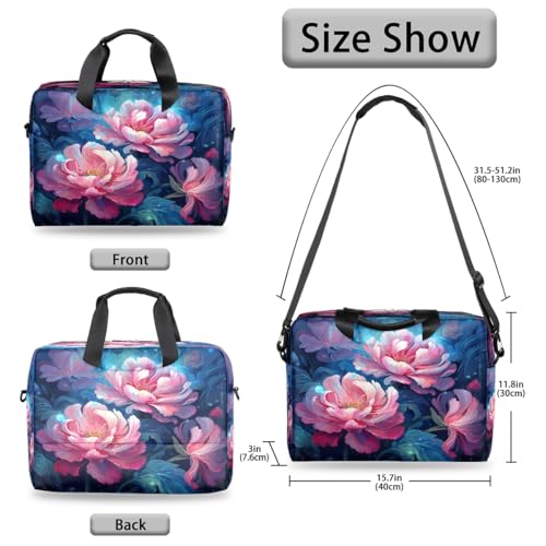 Maletín para portátil unisex 15.6-16 pulgadas rosa miniatura 6