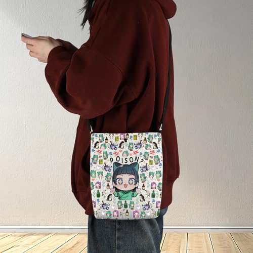 G2TUP Anime Inspired Crossbody Bag Mao & Jinshi Gifts Poison Lover Gifts Anime Apothecary Shoulder Bag 6