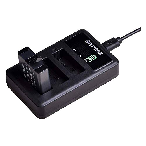 kit Carregador Triplo +3x baterias BATMAX GoPro Hero 5 6 7 Black