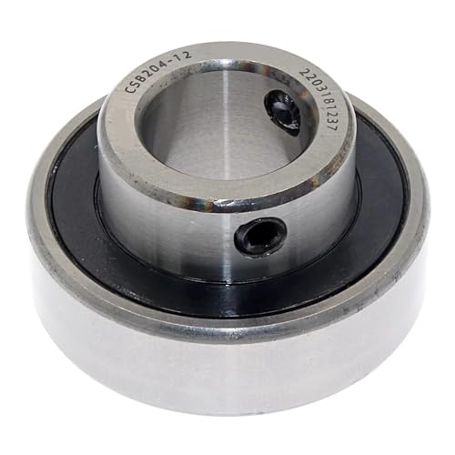 1pcs CSB204-12 Spherical Insert Bearing with Setscrew Locking 19.05mm 3/4inch Standard Inner Ring Chrome Steel Bearings
