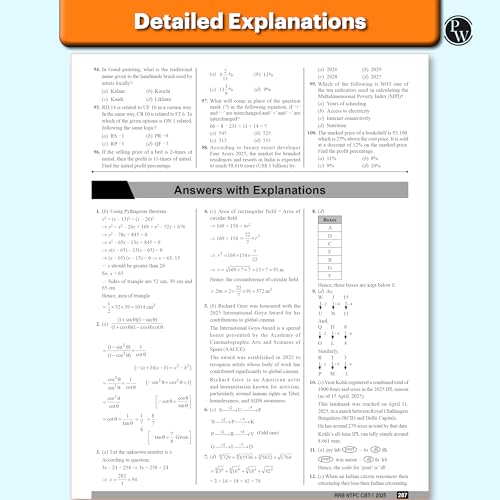 Image of PW RRB NTPC Book 2026 - 45 Previous Year Solved Papers CBT 1 & CBT 2 (2016-2025) | Graduate Level PYQ Question Bank | 7 Online Mock Tests | English Medium [Paperback]