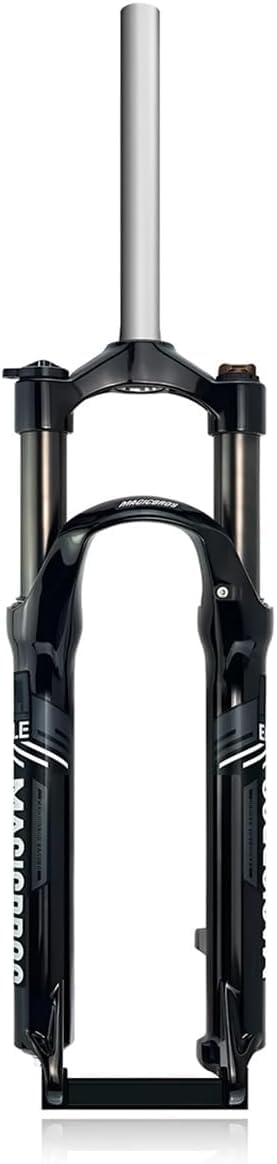 CuNtoHHH 26 Inch Mountain Bike Suspension Fork 1-1/8" Straight Steerer Threadless Front Fork V Disc Brake 26'' Spring Fork Travel 110mm QR 9mm Manual Lockout Bike Mechanical Forks