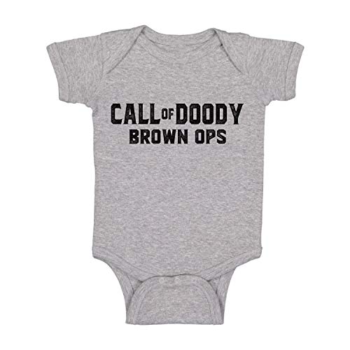 Image of Call Of Doody Brown Ops - Funny Baby Essentials Bodysuit - Baby Outfit Funny Newborn Clothes