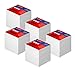 Produktbild Herlitz 5 Notizklötze geleimt 9x9x9 cm Weiß Blanko Notizzettel 900 Blatt