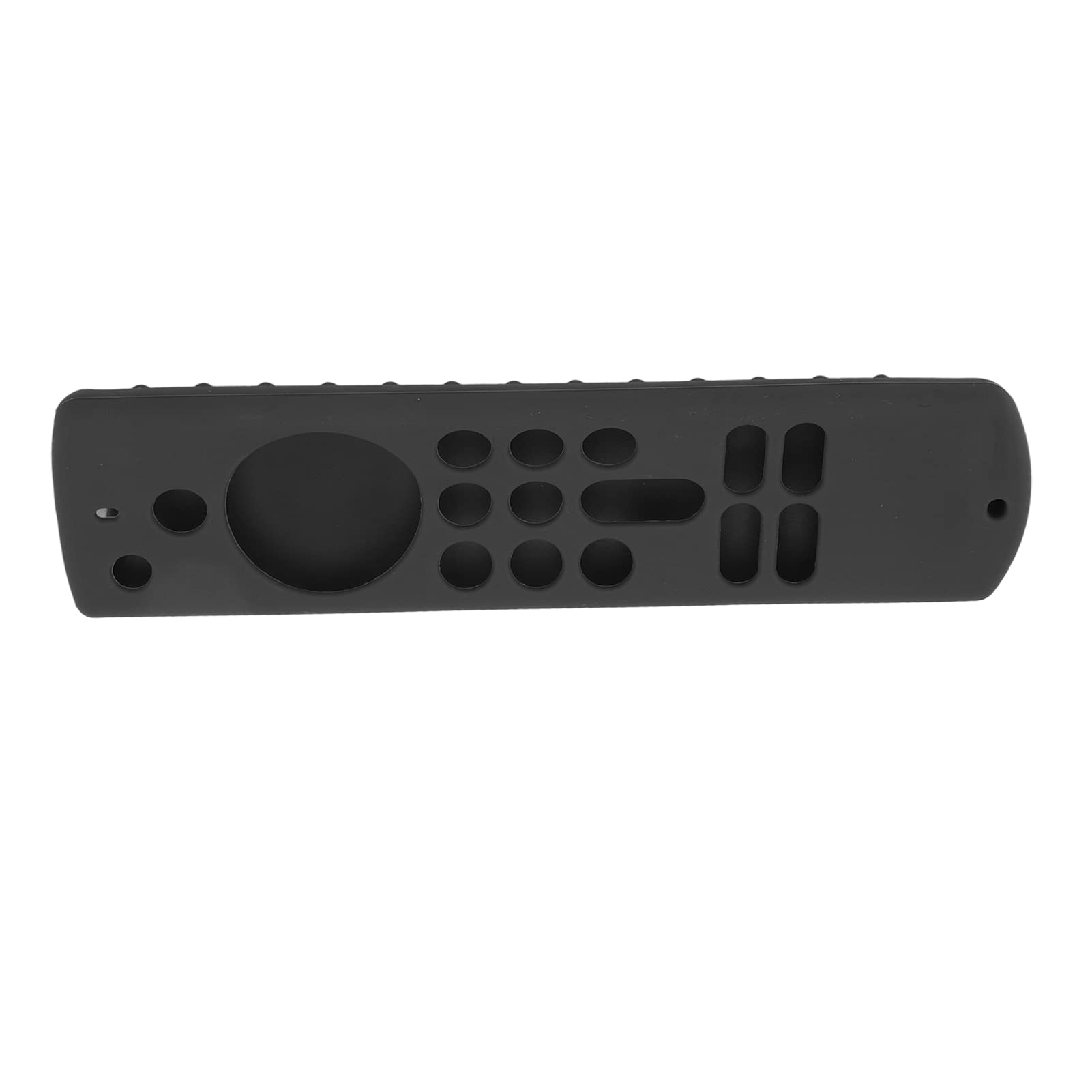 Fernbedienungs-Silikonhülle für TV Stick, Fernbedienungshülle für TV Stick für rutschfeste Silikon-Schutzhülle mit Trageband der 3. Generation (Black)