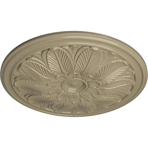 Image of Ekena Millwork CM22BOGDF Bordeaux Ceiling Medallion, 22-5 /8 x 1-3 /4, Gobi Desert