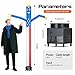 Mkevi 6ft Sky Air Puppet Dancer Inflatable Waving Tube Man with Lights & Built-in Blower - Wacky Waving Wind Flying Dancing Tube Guy for Business Promotion Stand Out Advertising