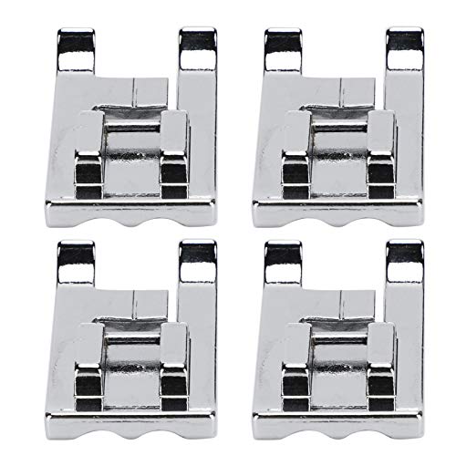 Prensatelas redondo multifuncional, 4 piezas accesorios de máquina de coser miniatura 2