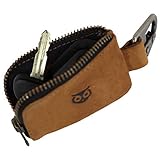 Hide & Drink, Car Key Holder Handmade from Full Grain Leather - Old Tobacco