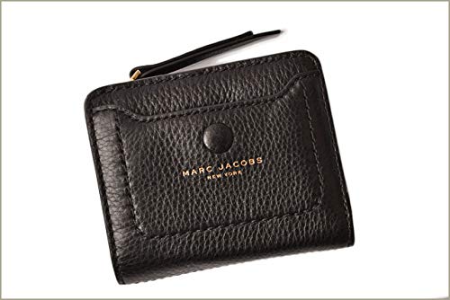 Marc Jacobs M0014215 Black Women's Mini Empire City Compact Leather Wallet2