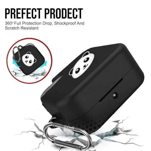 Image of Soft Silicone Case Cover for Buds Pro 2 | Buds 2 | Buds 2 Plus (Panda)