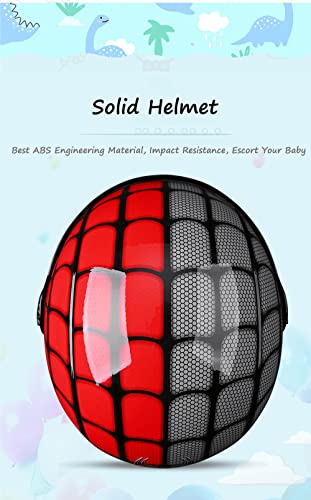 Dot Approved Kids Electric Helmets Motorcycle Open Face Helmet 3/4 Retro Scooter Street Cruiser Half Face Helmet With Visor Light Breathable Summer Sun Protection With Quick Buckle -X-48-55Cm #TOP3