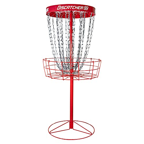 Innova Discatcher EZ 24-Chain Portable Disc Golf Basket - Red