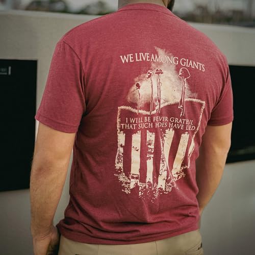 Til Valhalla Project We Live Among Giants Graphic Tee | Veteran Owned & Operated | Proudly Printed in The USA4