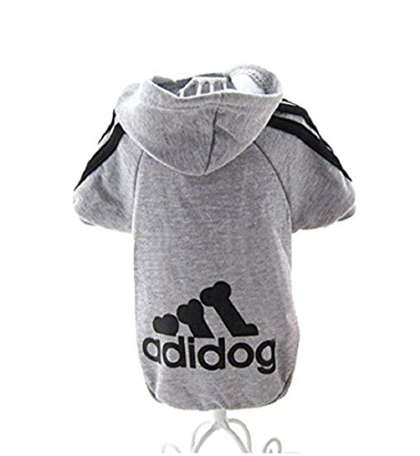 KayMayn Adidog Cane Felpe Cotone Dog Hoodies Vestiti, Pet Puppy Cute Cotton Warm Hoodies T-Shirt? Taglia S - 9XL e Ampia Scelta di Colori