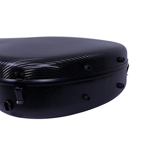 Image of Crossrock Poly Carbon OM /000 Guitar Case, Anti-scratch Flight Case in Black (CRF4000OMBK)