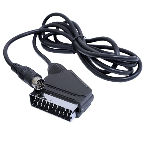 Image of 1.8 Meters Real RGB AV Scart Cable TV Lead Compatible with Sega Saturn