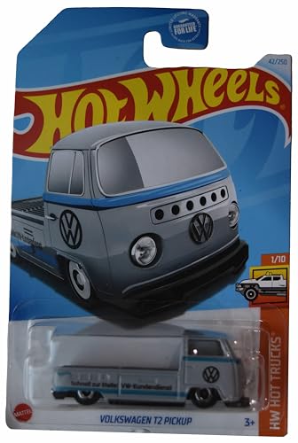 Hot Wheels Volkswagen T2 Pickup, Hot Trucks 1/10 [Gray/Blue] 42/250