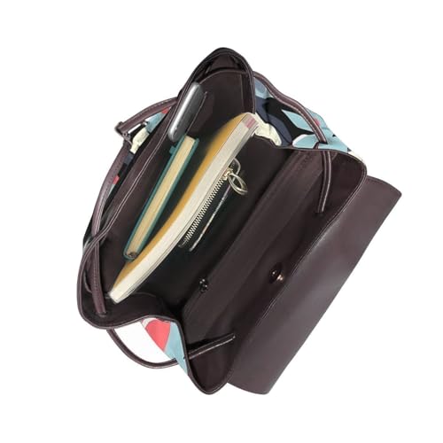 Sac à dos ordinateur portable femme noir cuir imprimé tendance