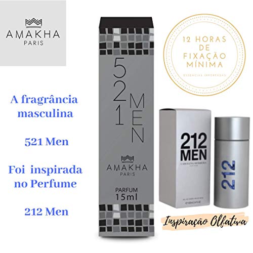 Perfume Masculino de Bolso 521 Men Amakha Paris
