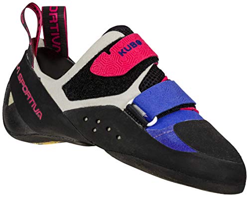La Sportiva Women's Kubo Climbing Shoes, Royal/Love Potion, 37.5