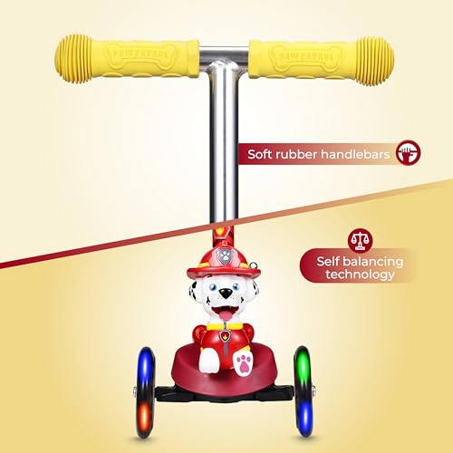 Image of Kick Scooter for Kids, 3 Wheel Self Balancing, Light Up LED Wheels