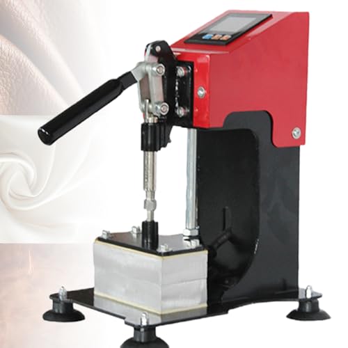 Machine de chaleur de pression de colophones manuelle avec écran LCD et minuteur thermique