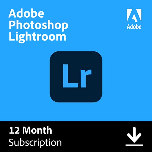 Adobe Lightroom | Photo editing and organizing software | 12-month Subscription with auto-renewal, PC/Mac