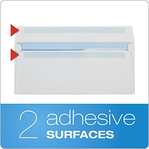 Quality Park #10 Double-Window Self-Seal Security Envelopes, For Business Statements, Invoices, 4-1/8" x 9-1/2", White, 24-lb, 500 Per Box (QUA24559) (24559) by Quality Park - Image 4