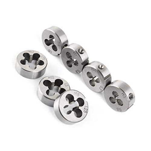 Gunpla 60 Pcs Tap and Dies Set SAE Metric Sizes Tungsten Heavy Duty Alloy Steel Screw Threads Cutting Tools Taper Drill Tapping Threading Kit with Metal Storage Case - Thumbnail 4