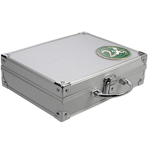 Alu-Münzkoffer für alle 2-Euro-Münzen