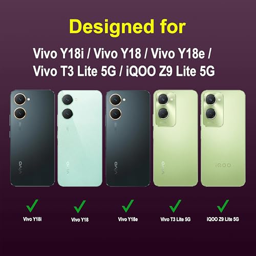 Image of amazon basics Back Case Cover for Vivo Y18i | Compatible for Vivo Y18i Back Case Cover | Liquid Silicon Magic with Camera Protection | Lavender