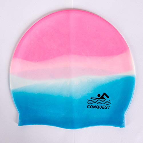 VR Creatives Silicone Swimming Cap - Appropriate for Long & Short Hair, Waterproof Swim Caps, Anti-Slip Comfortable, High Elasticity Pack of 1 (B07DBRN7R6) Amazon Price History, Amazon Price Tracker