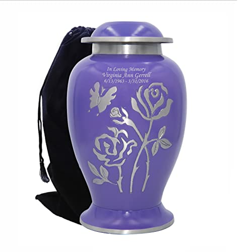Gorgeous Adult Size Funeral Cremation Urn Ash Urns-Beautiful Lavender #TOP21