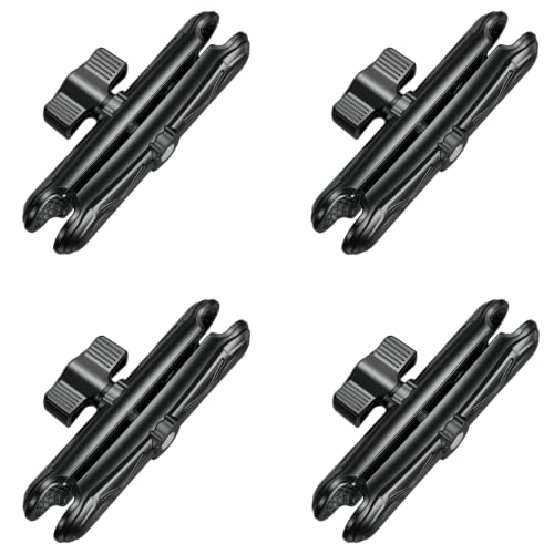 Image of VAZESWIN 1 inch Ball Aluminum Alloy Double Socket Arm, 5.9 inch Long Arm (Pack of 4)