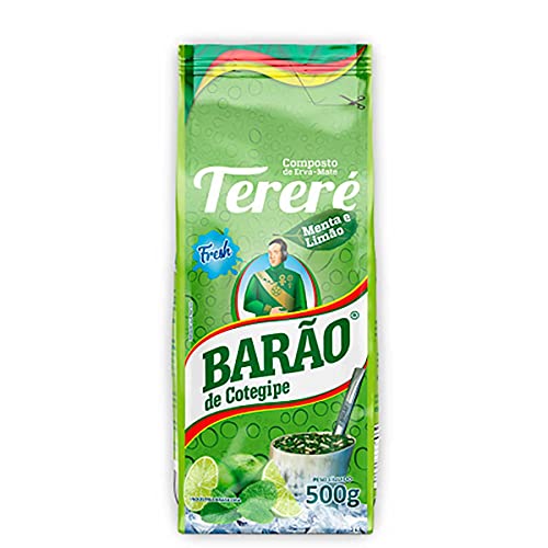 Kit Erva Mate Tereré Barão Tradicional e Menta E Limão 500gr