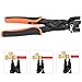 PLATATO Push to Connect Removal Tool Disconnect Tongs Tool for 1/2”, 3/4”, 1” Push in Fittings Plumbing Tools for Removal PEX PVC Copper Pipe