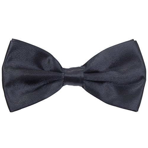 Kajeer Men's Bow Tie for Wedding Party - 6 Pack of Solid Color Adjustable Pre Tied Bowties